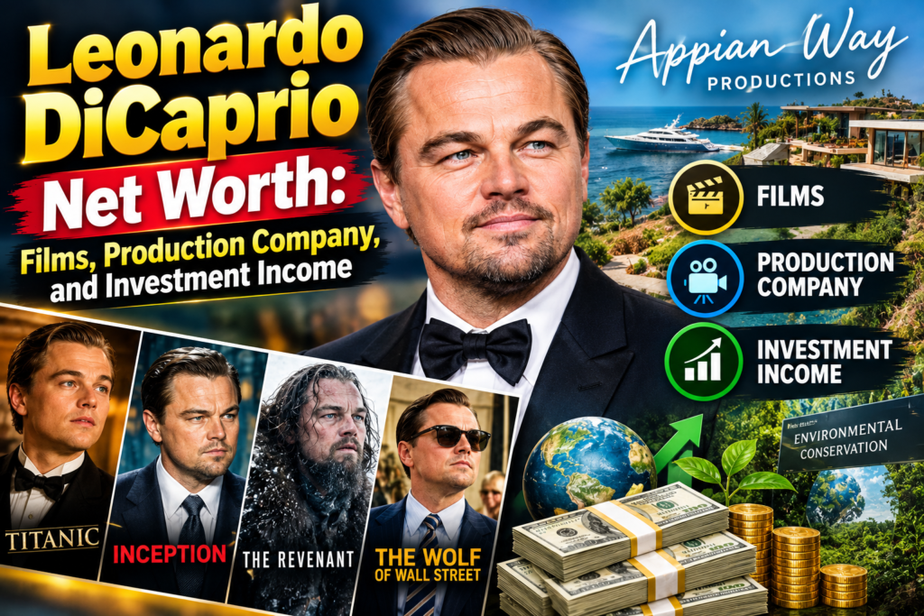 Leonardo DiCaprio Net Worth: Films, Production Company, and Investment Income